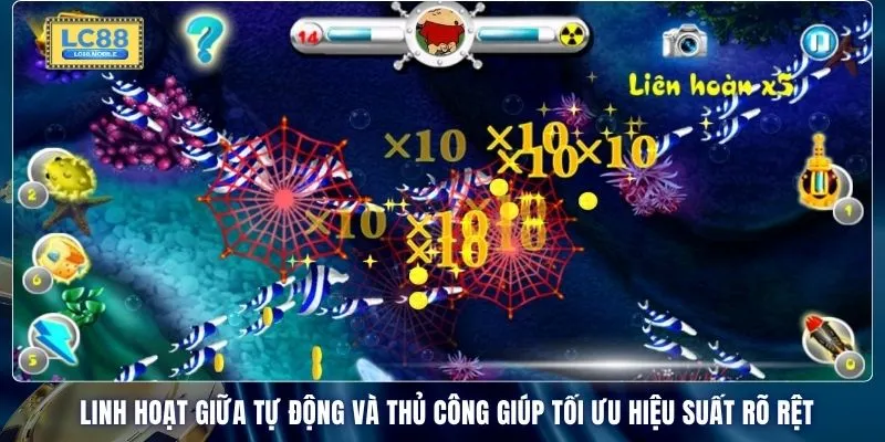 Linh hoạt giữa tự động và thủ công giúp tối ưu hiệu suất rõ rệt